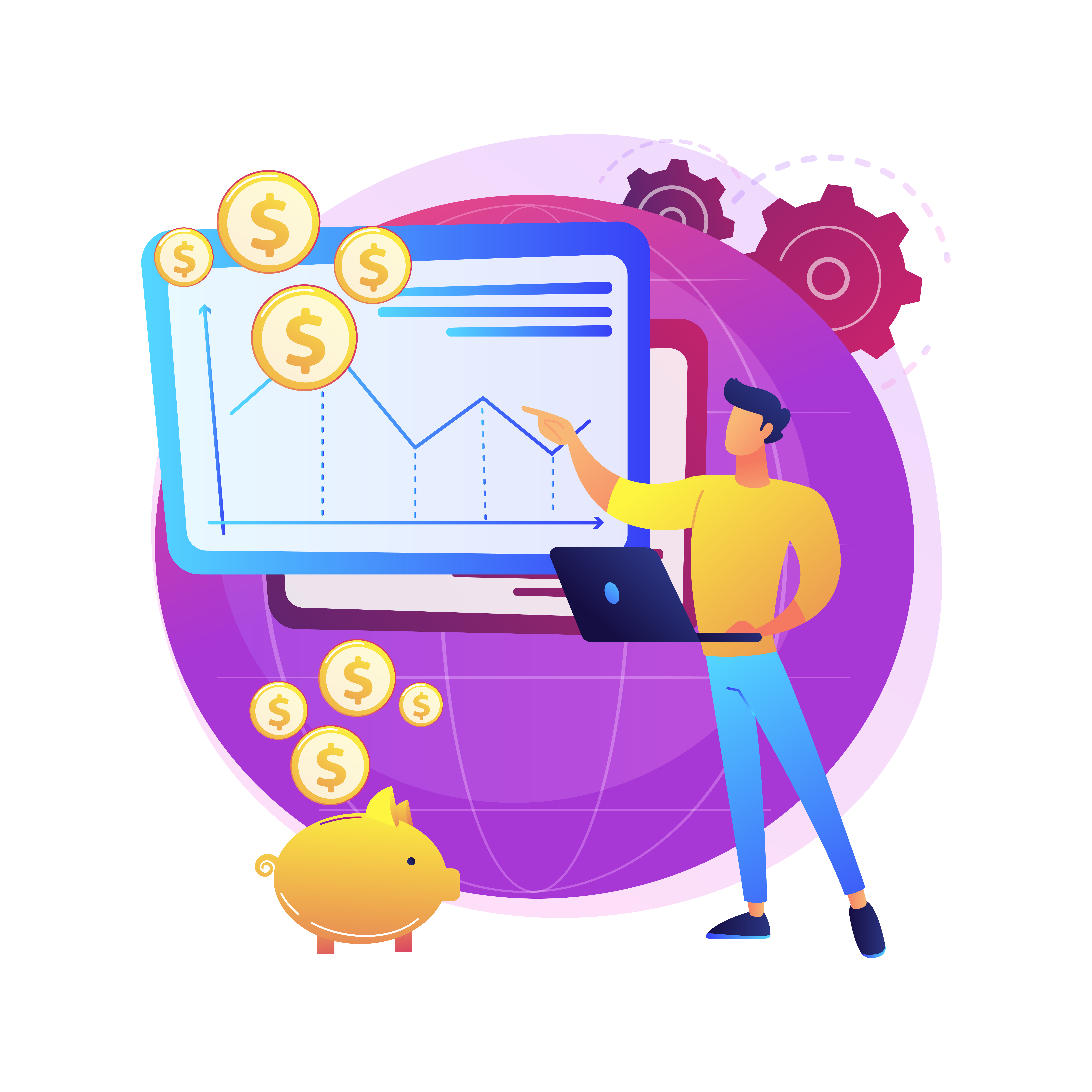 business idea vector concept metaphor